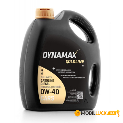   DYNAMAX GOLDLINE FS 0W40 5 (502715)