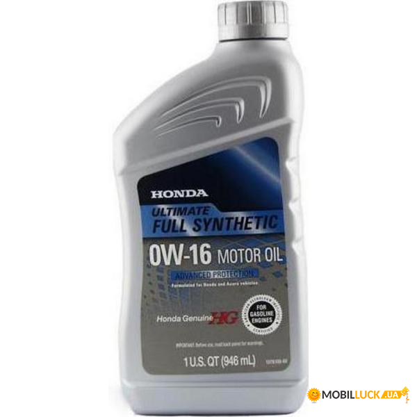   Honda HG Ultimate Synthetic 0W-16 1  (087989062-7)