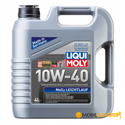   Liqui Moly MoS2 Leichtlauf 10W-40 4 (LQ 1917)