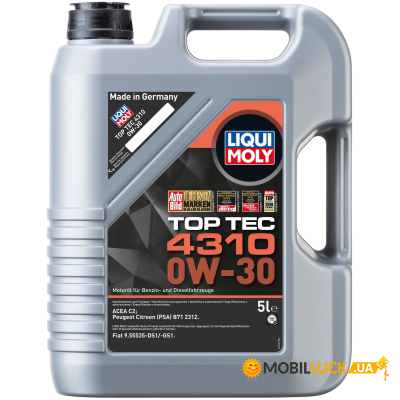   Liqui Moly Top Tec 4310 0W-30 5. (2362)