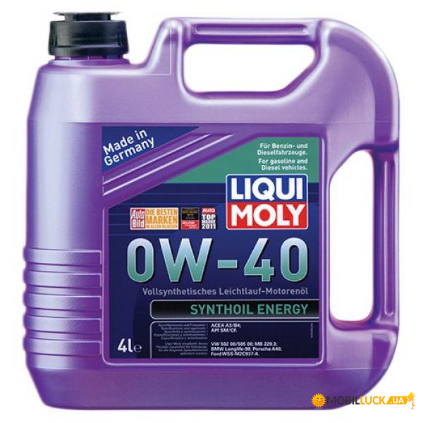   Liqui Moly Synthoil Energy 0W-40 4. (liq7536)