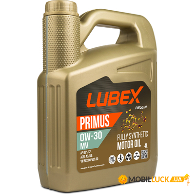   LUBEX PRIMUS MV 0W-30 4 (034-1619-0404)