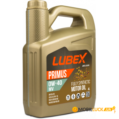   LUBEX PRIMUS MV 0W-40 4 (034-1621-0404)