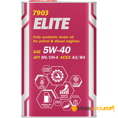   Mannol ELITE 4 Metal 5W-40 (MN7903-4ME)