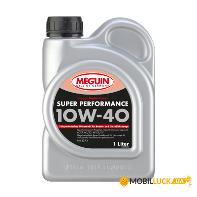   Meguin SUPER PERFORMANCE SAE 10W-40 1 (4366)