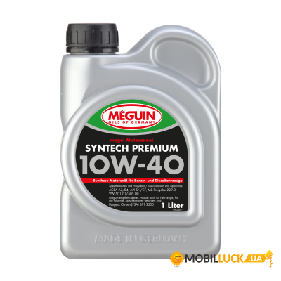   Meguin SYNTECH PREMIUM SAE 10W-40 1 (4339)