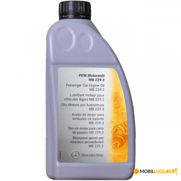   Mercedes-Benz Engine Oil 229.3 5W-40 1  (A000989910211-7)