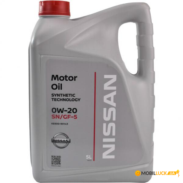   Nissan Motor Oil 0W-20 5  (KE90090143-7)