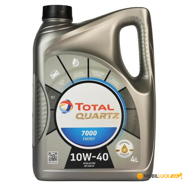   Total Quartz 7000 Energy 10W-40 4. (167638-7)