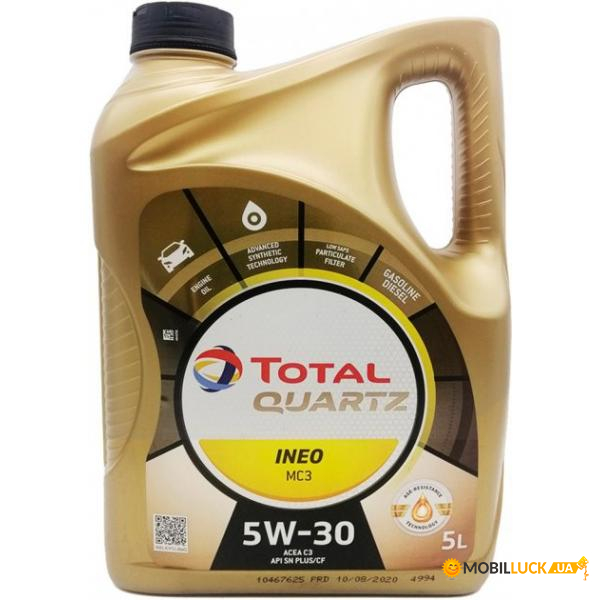   Total Quartz Ineo MC3 5W-30 5. (213698-7)