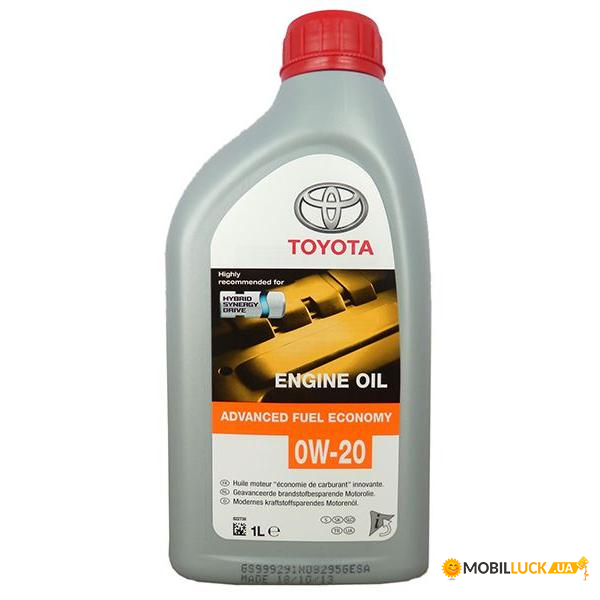   Toyota Advanced Fuel Economy Engine Oil 0W-20 1  (0888083885-7)