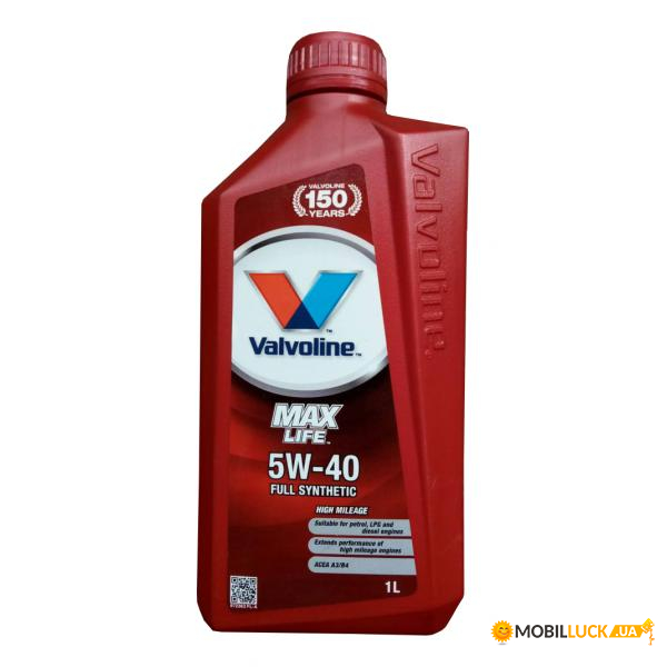   Valvoline Maxlife 5W-40 1. (872363)