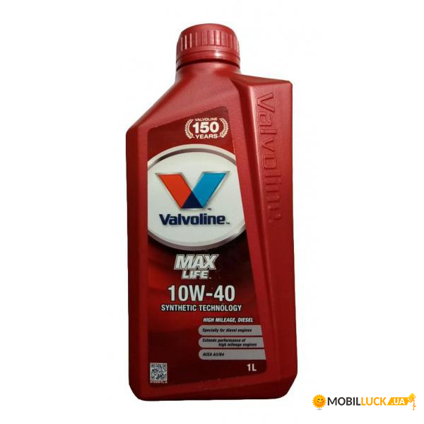   Valvoline Maxlife Diesel 10W-40 1. (872329)