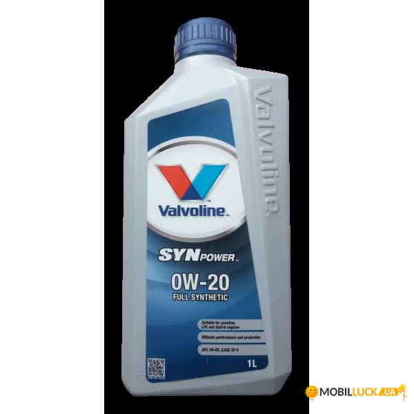   Valvoline Synpower 0W-20 1. (782105)