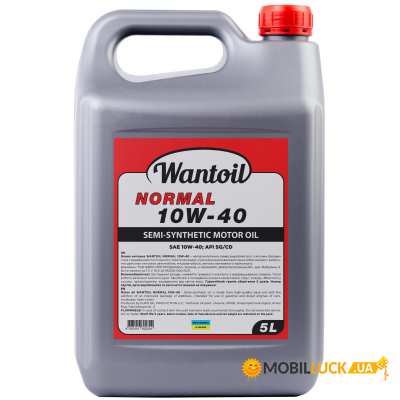   WANTOIL NORMAL 10w40 5 (WANTOIL 63285)