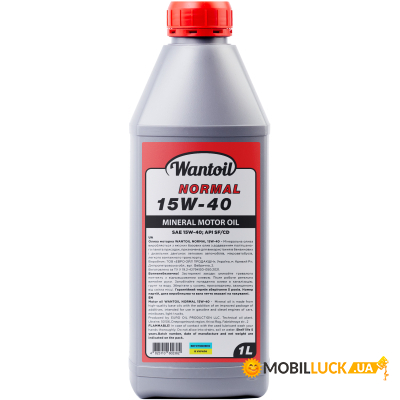   WANTOIL NORMAL 15w40 1 (WANTOIL 63280)