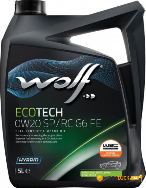   Wolf EcoTech 0W20 SP/RC G6 FE 5  (1047261)