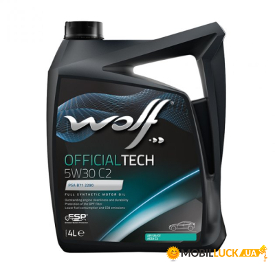   Wolf OFFICIALTECH 5W30 C2 4 (8309014)