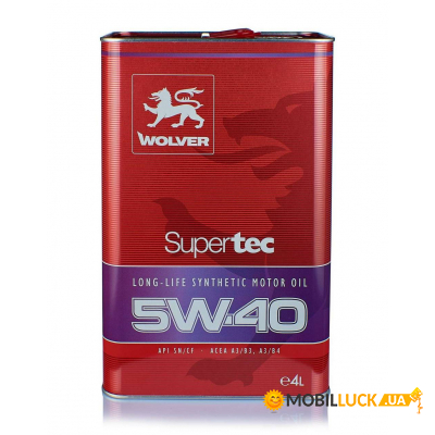   Wolver Supertec 5W-40 4 (4260360940019)