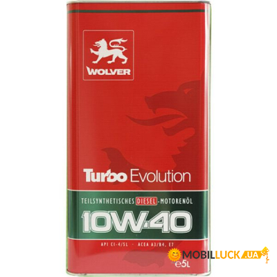   Wolver Turbo Evolution 10W-40 5 (4260360944420)