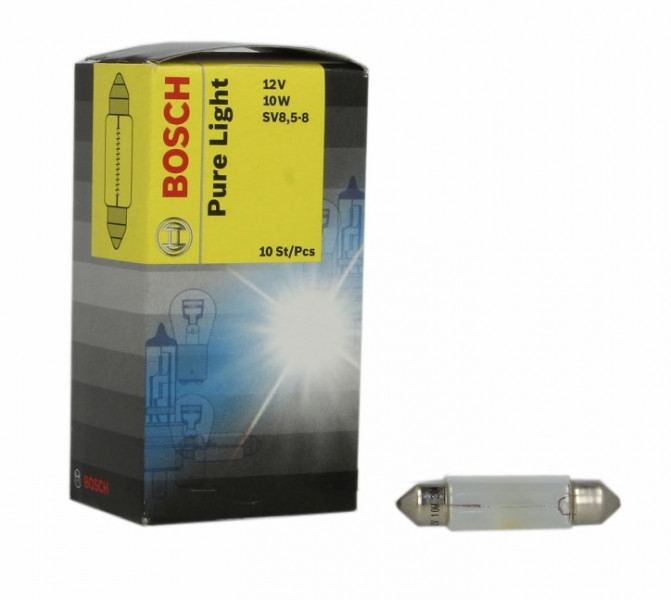  BOSCH Pure Light K10W 10W 12V SV8.5-8 (1987302210)