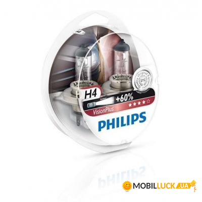  Philips H4 VisionPlus 2 (12342VPS2)