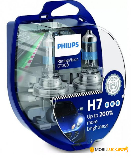    Philips RacingVision GT200 12972RGTS2 H7 55W 12V