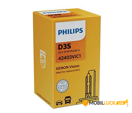   Philips Xenon Vision D3S 42403VIC1