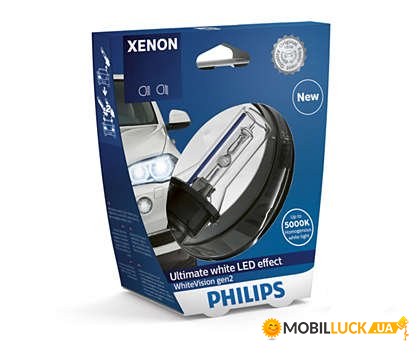   Philips Xenon WhiteVision gen2 D1S 85415WHV2S1