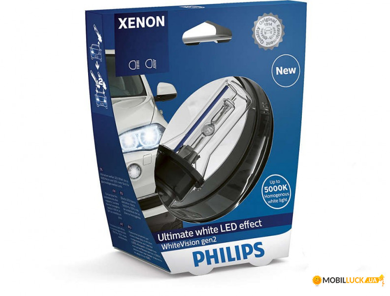   Philips Xenon WhiteVision gen2 D3S 42403WHV2S1