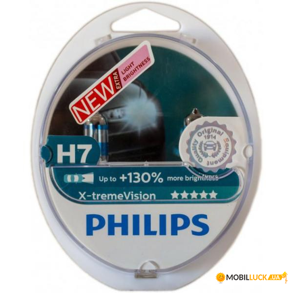   Philips X-treme Vision H7 55W (3700K) (2 ) (vit48298)