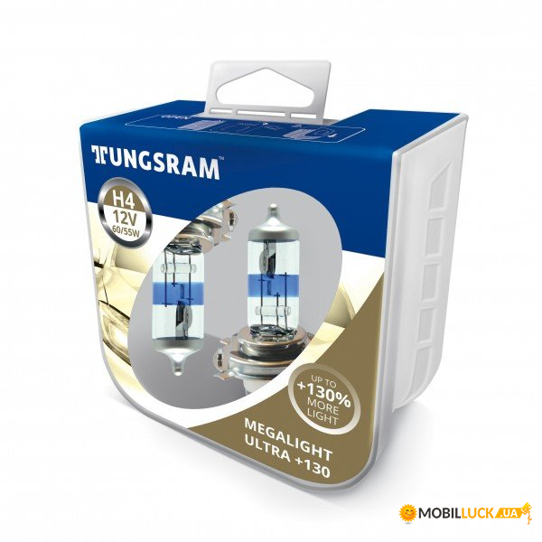    Tungsram Megalight Ultra H4 60/55W 12V