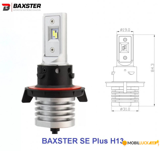   Baxster SE Plus H13 6000K