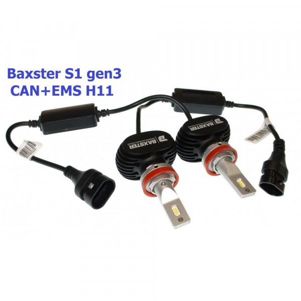   Baxster S1 gen3 H11 6000K CAN+EMS