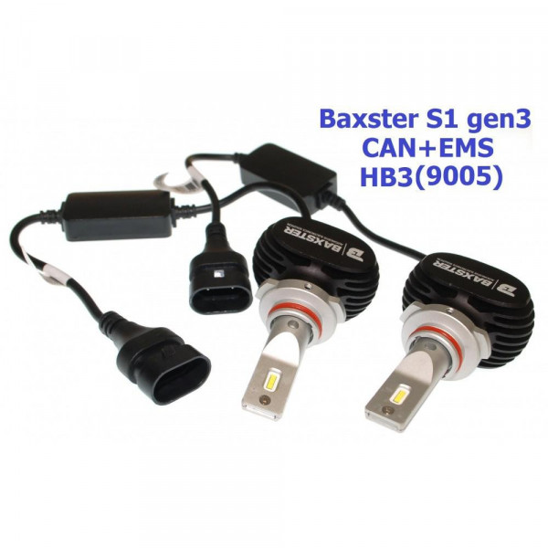   Baxster S1 gen3 HB3 9005 6000K CAN+EMS