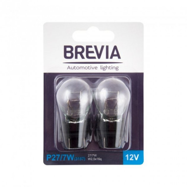  BREVIA P27/7W (3157) 12V 27/7W W2.5x16q blister 2. (10/250 .) (12339B2)