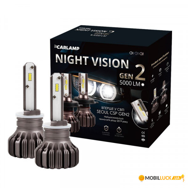   Carlamp Night Vision Gen2 H27 5500K