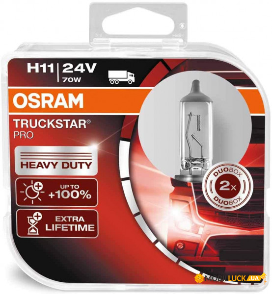    Osram 64216TSPHCB H11 TruckStar Pro 100% 70W 24V PGJ19-2 HardDuopet