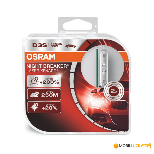    Osram D3S 66340XNL-HCB Xenarc Night Breaker Laser 200%