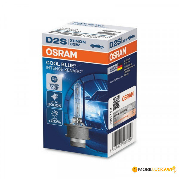   Osram Xenarc CoolBlueIntense D2S 66240CBI-FS