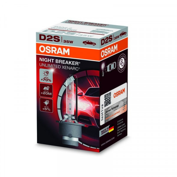   Osram Xenarc NightBreakerUnlimited D2S 66240XNB-FS