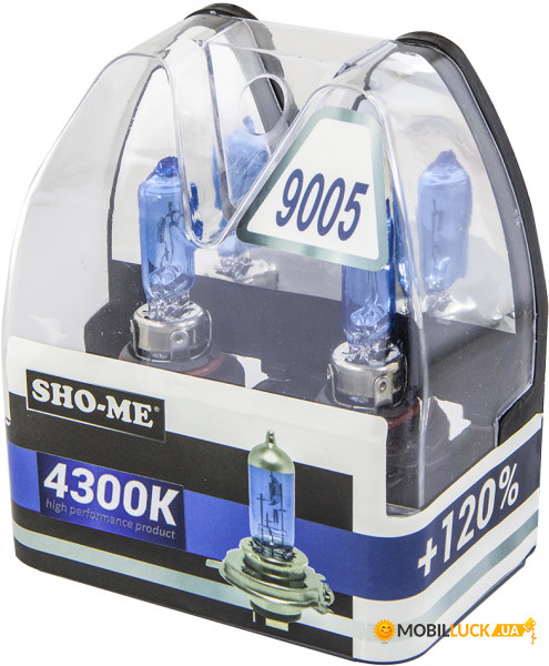   Sho-Me 9005(HB3) 4300K +120 (2 .) (SH 9005 4.3K 120)