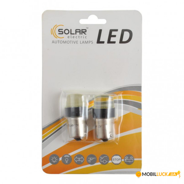  Solar LED 12 S25 BA15s COB 100lm white 2.  (LC345_B2)