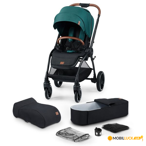   2  1 Kinderkraft Evolution Cocoon Midnight Green (KKWEVCOGBL2000)