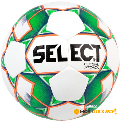   Select Futsal Attack New (046) 4 White-Green (5703543187102) #F/B