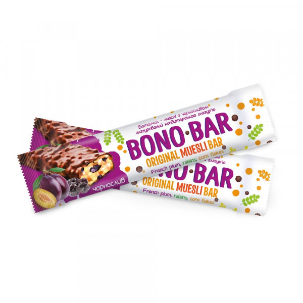  Monsters Bono Bar Original Muesli Bar 40g Prunes