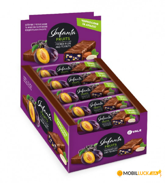  VALE Infanta Fruits 24x40g French Plum and Peanut