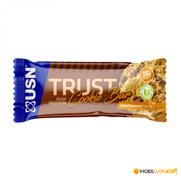  USN Trust Cookie Bar 60 g salted caramel