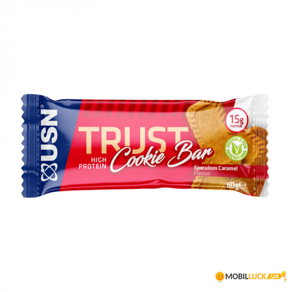  USN Trust Cookie Bar 60 g speculoos caramel