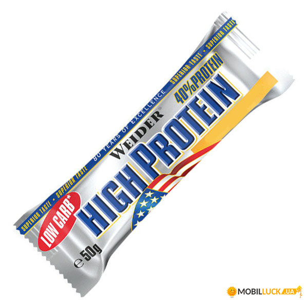  Weider High Protein Bar (40) 50  -